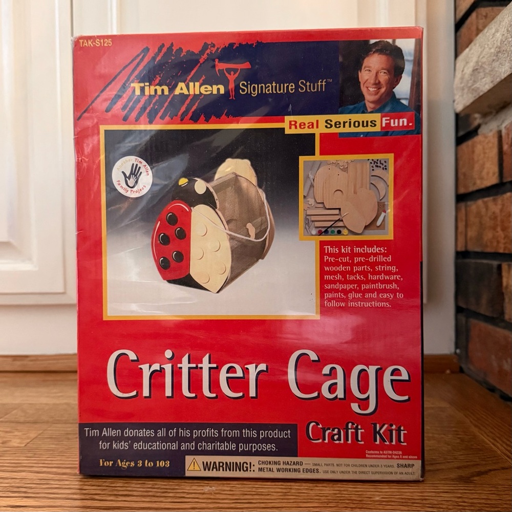 NEW! Tim Allen Critter Cage Craft Kit